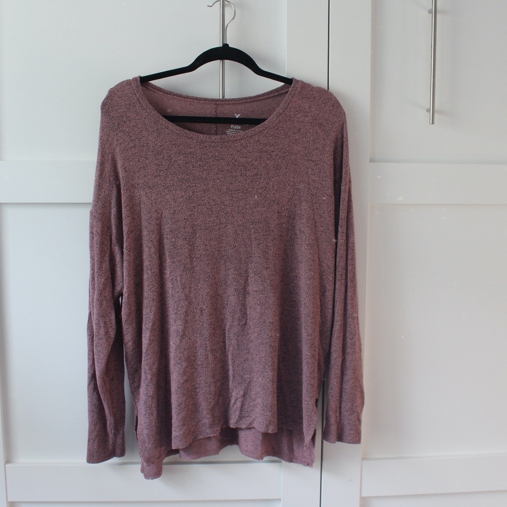 ✿ AE Plush Pink Light Sweater ✿